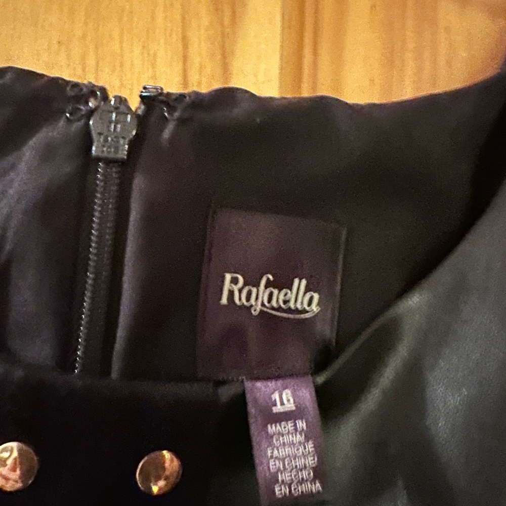 Rafaella Black Dress with Gold Studs - Picture 4 of 7